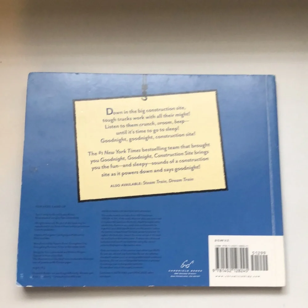 Goodnight, Goodnight Construction Site Hardcover Board Book With Sound Buttons
